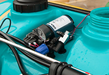 60l spot ranger w/ delavan pump showing pump