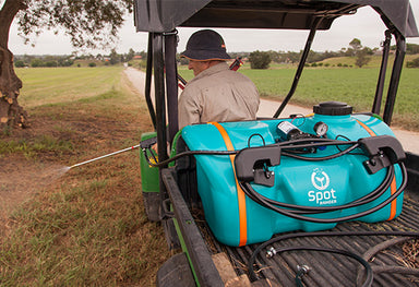 95l spot ranger w delavan pump  action close spraying