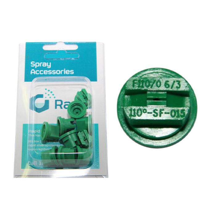 Standard fan nozzle 110 degrees 0.015 green