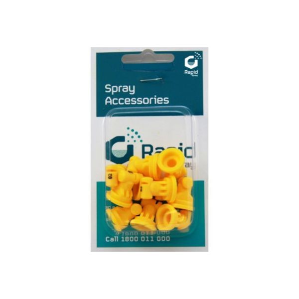 Turbo Twinjet Flat 60° Nozzle 0.02 yellow