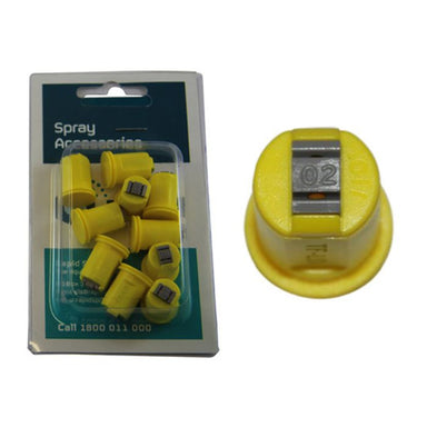 Twin Fan Low Drift 110° Nozzle 0.02 yellow