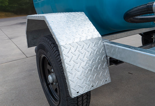 1000L Fire Marshal Trailer - On Farm - wheel guards