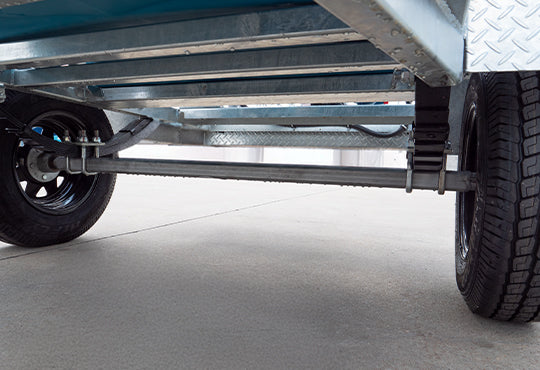 1000L Fire Marshal Trailer Road Registerable - wheel axis