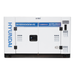 Hyundai DHY1200XSEM-RS water-cooled diesel generation set in white with blue branding, shown against a plain white background.