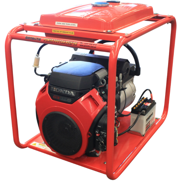 11kVA Honda GH10000E-LRT - slight angle view
