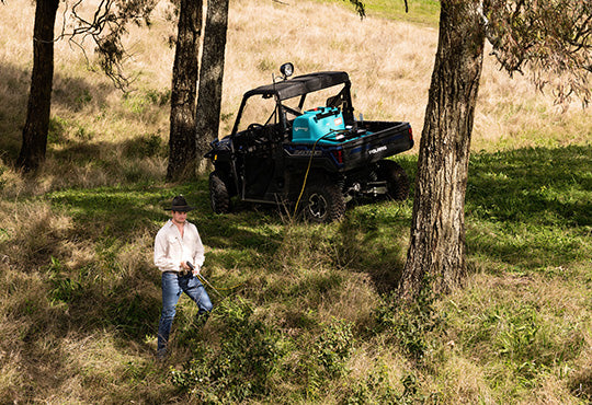 250L Marshal-Q compact sprayer  action spraying