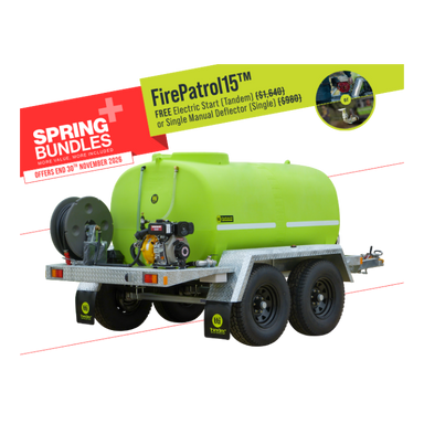 3000L FIrePatrol15 FireFighting Trailer deal