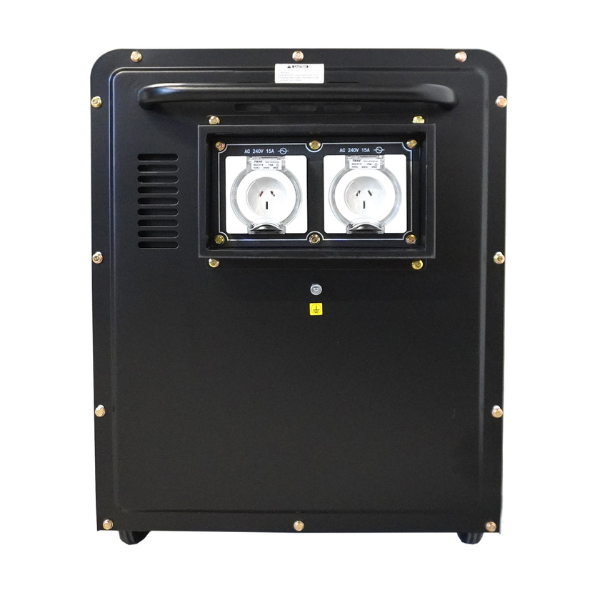 6.5kVA Hyundai Diesel Generator DHY6000SE-RS - plugs