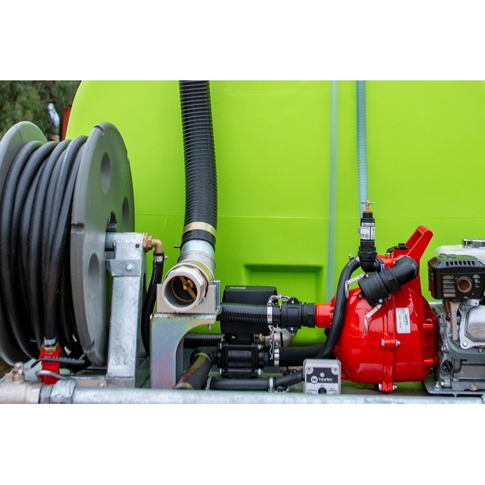6000L AquaPath Water Cart x pump and hose reel detail