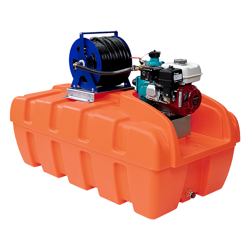 600L Compact Firefighting Unit w/ Hose Reel - side view