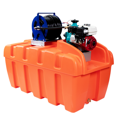 800L Compact Firefighting Unit w/ Hose Reel - side view