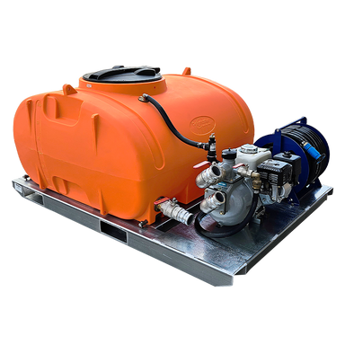 800Ltr Skid Mounted Package 6.5HP
side view