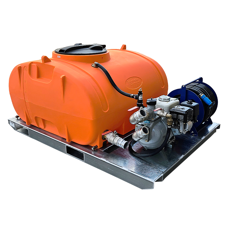 800Ltr Skid Mounted Package 6.5HP
side view