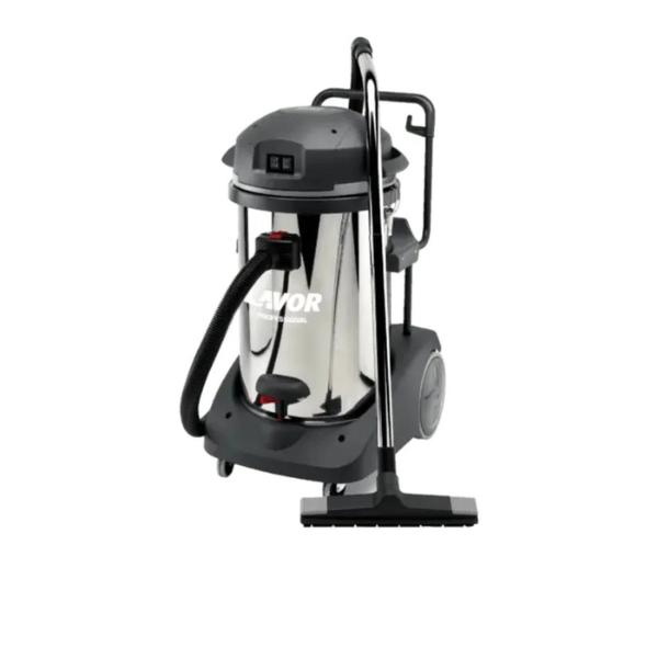 Vacuum cleaner with 'Lavor' branding on a white background