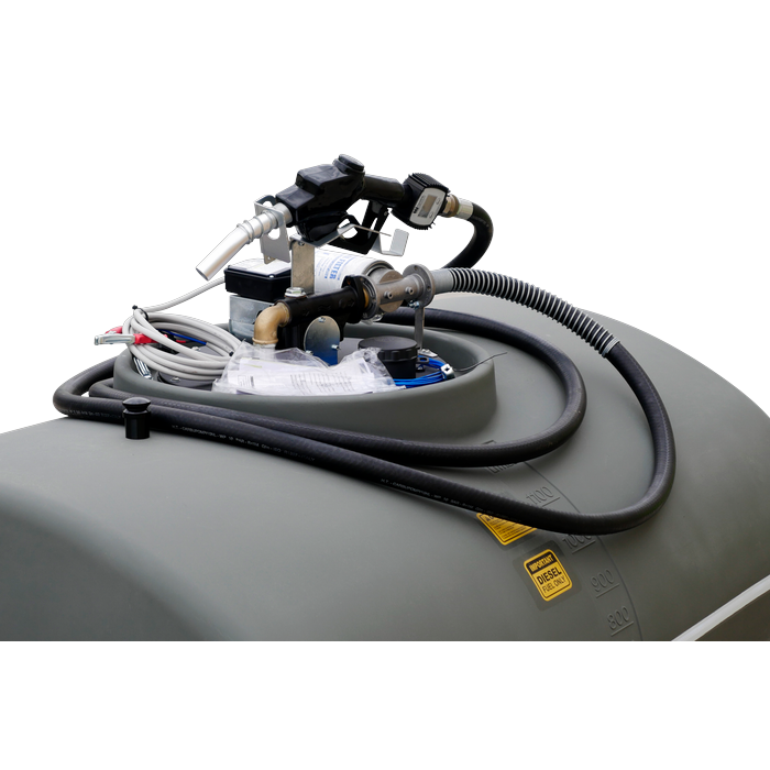 DieselCadet 1200L Bulk Diesel Storage Tank pump and nozzle detail