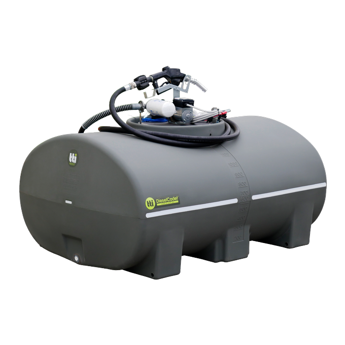 DieselCadet 1200L Bulk Diesel Storage Tank with pump and nozzle