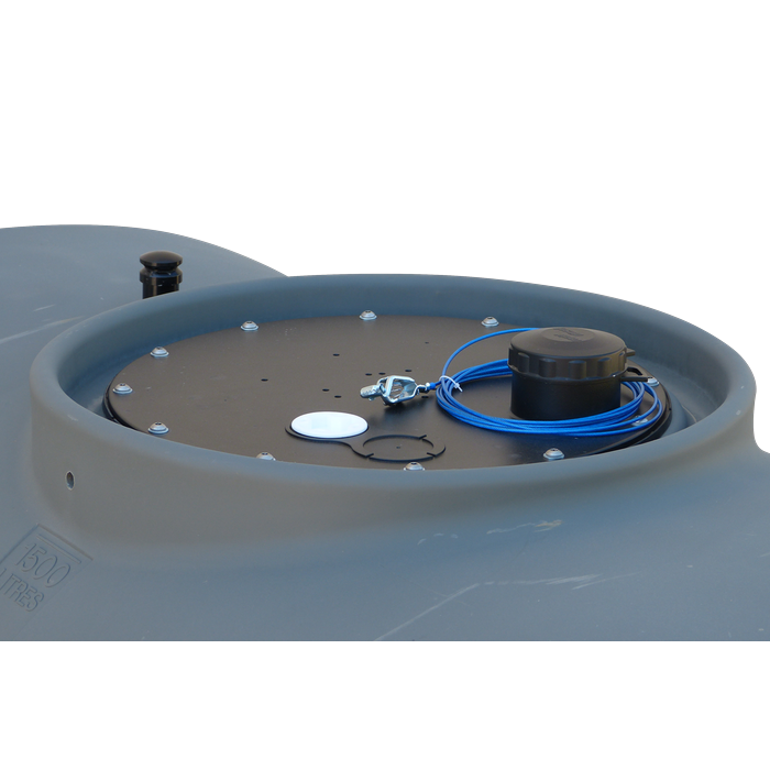DieselCadet 1500L Bulk Diesel Storage Tank lid detail