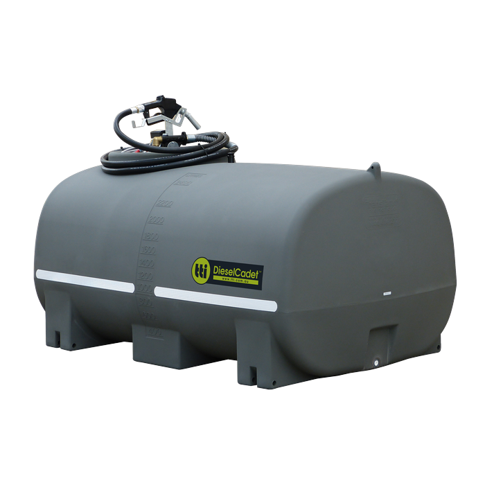 DieselCadet 2000L Bulk Diesel Storage Tank angle view