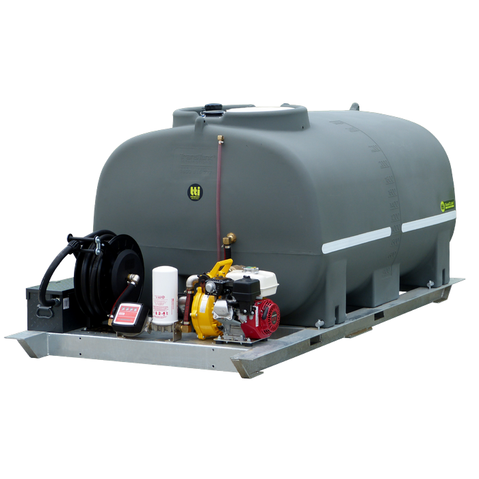 DieselCadet 2400L Bulk Diesel Storage Tank skid view
