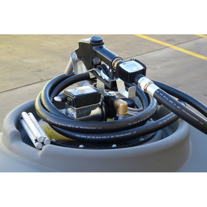 DieselCadet 2400L Bulk Diesel Storage Tank pump and nozzle detail