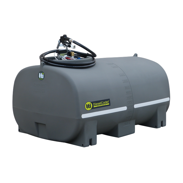 DieselCadet 2400L Bulk Diesel Storage Tank angle view