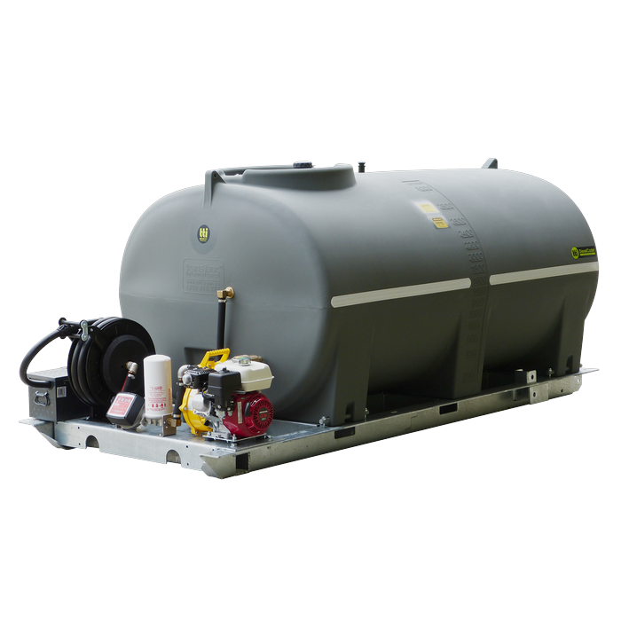 DieselCadet 3000L Bulk Diesel Storage Tank skid view angle