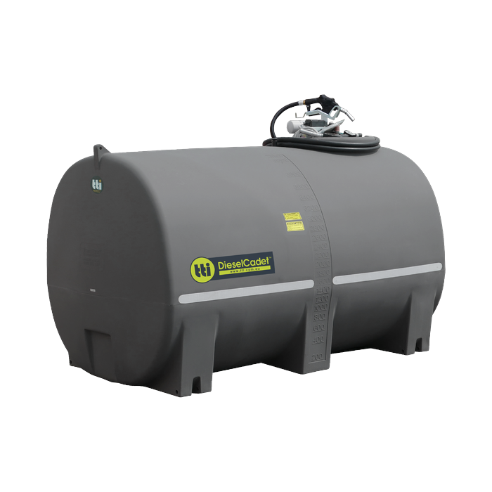 DieselCadet 4000L Bulk Diesel Storage Tank with pump and nozzle