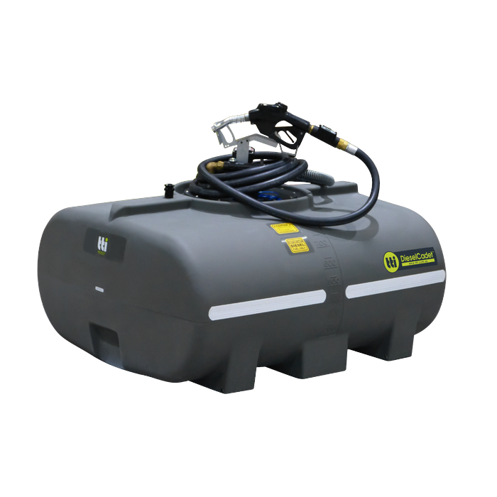 DieselCadet 800L Bulk Diesel Storage Tank with oump and nozzle