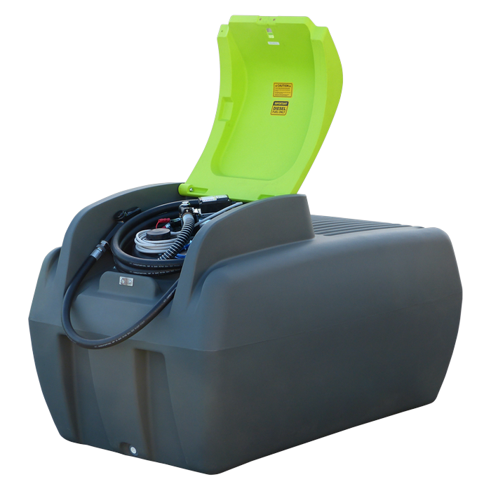 DieselCaptain 1200L Ball Baffle lide open detail