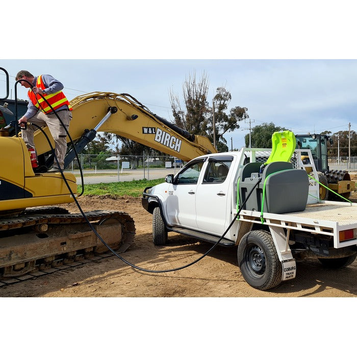 DieselCaptain 200L Space Saver action refuelling
