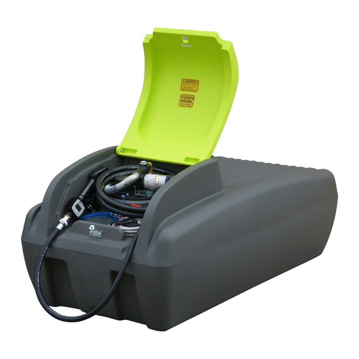 DieselCaptain 600L Ball Baffle lid open detail
