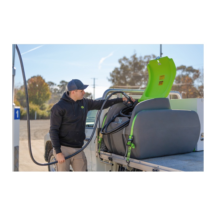 DieselCaptain 800L Ball Baffle action shot refuelling