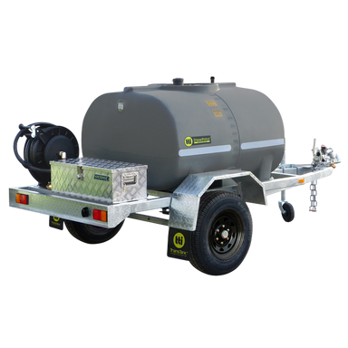 DieselPatrol15 1000L Diesel Fuel Trailer x Rear Angle View