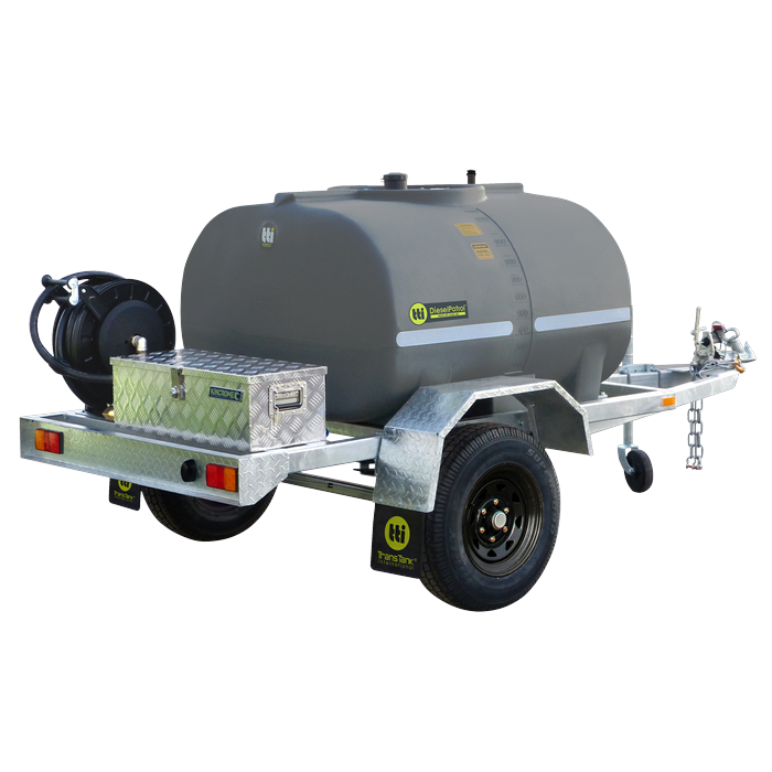 DieselPatrol15 1000L Diesel Fuel Trailer x Rear Angle View