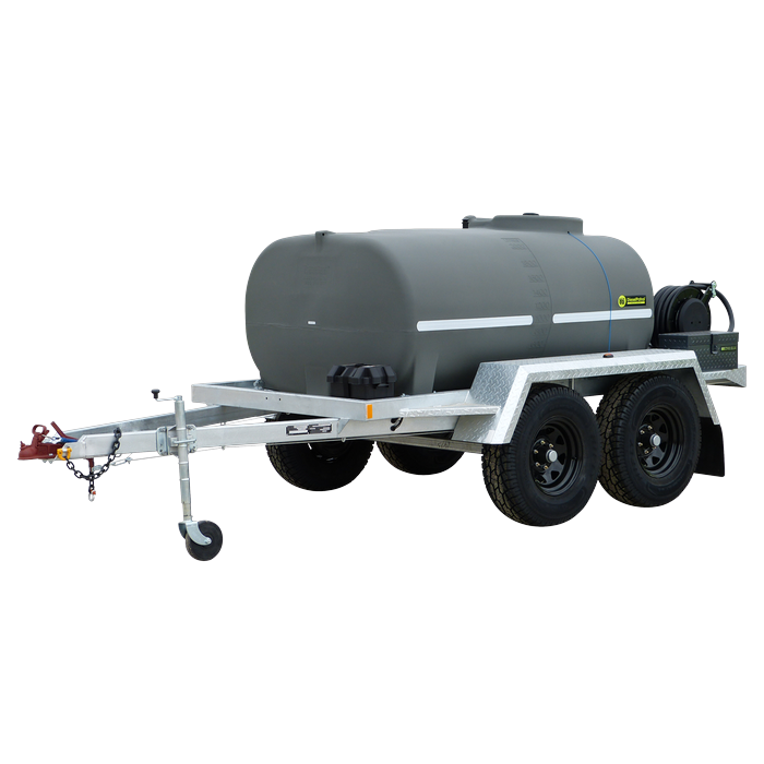 DieselPatrol15 2000L Dual Axle Diesel Fuel Trailer x Front Angle View