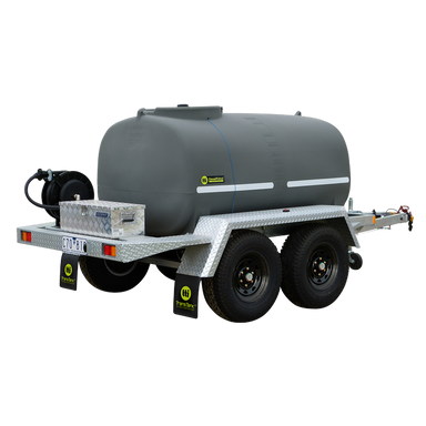 DieselPatrol15 2400L Dual Axle Diesel Fuel Trailer x Rear Angle View