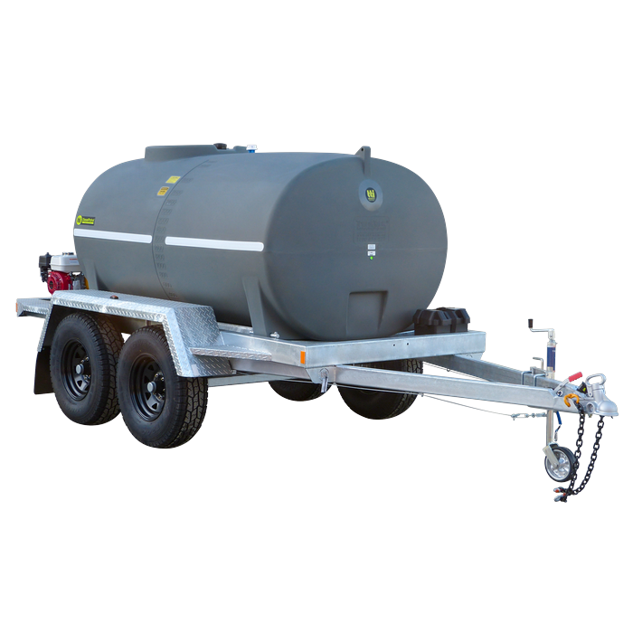 DieselPatrol15 3000L Dual Axle Diesel Fuel Trailer x Front Angle View