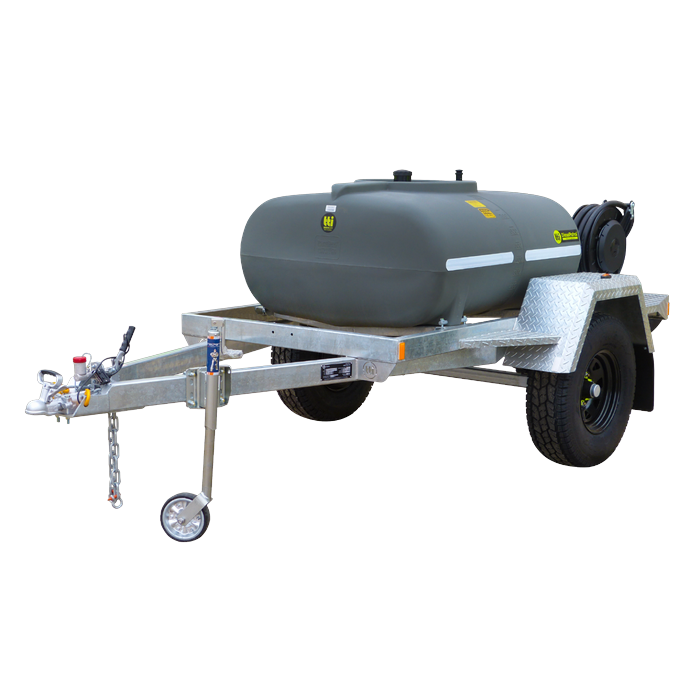 DieselPatrol15 800L Diesel Fuel Trailer x Front View