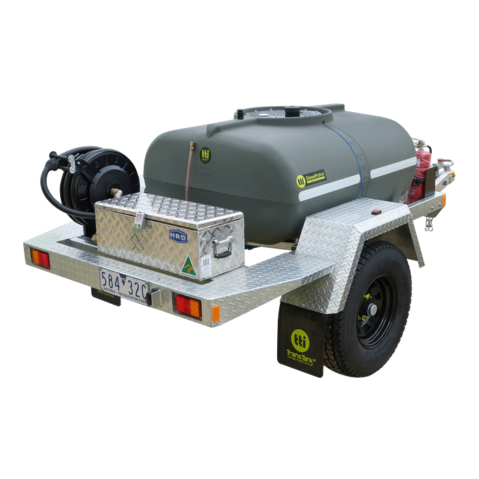 DieselPatrol15 800L Diesel Fuel Trailer x Rear View
