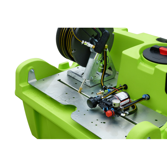Remco 12v pump and mount plate on OnDeck 300L UTV sprayer