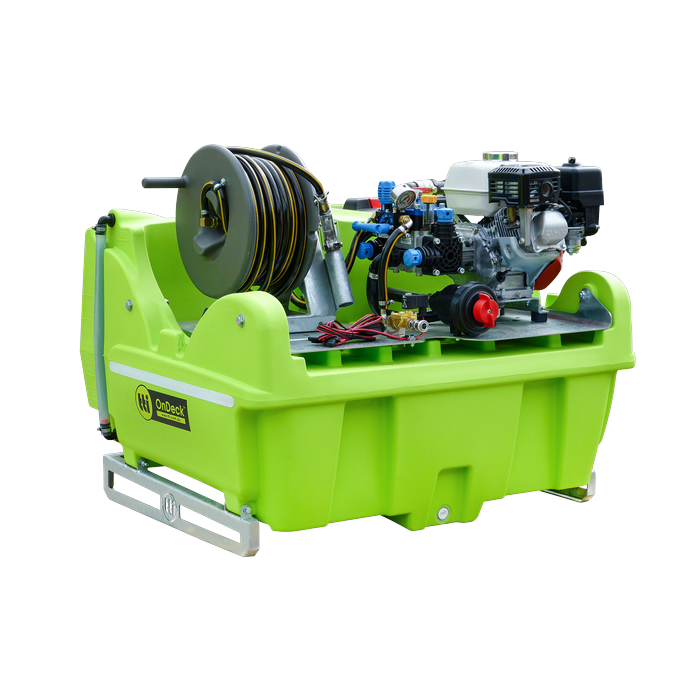 OnDeck 300L Honda GX200 UTV sprayer with 30m hose reel
