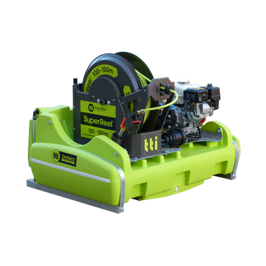 OnDeck 300L UTV sprayer with 100m SuperReel, rear angle view
