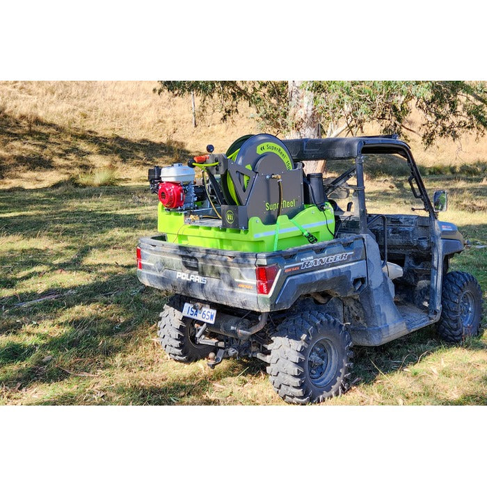 OnDeck 300L UTV sprayer with 150m SuperReel on a Polaris UTV