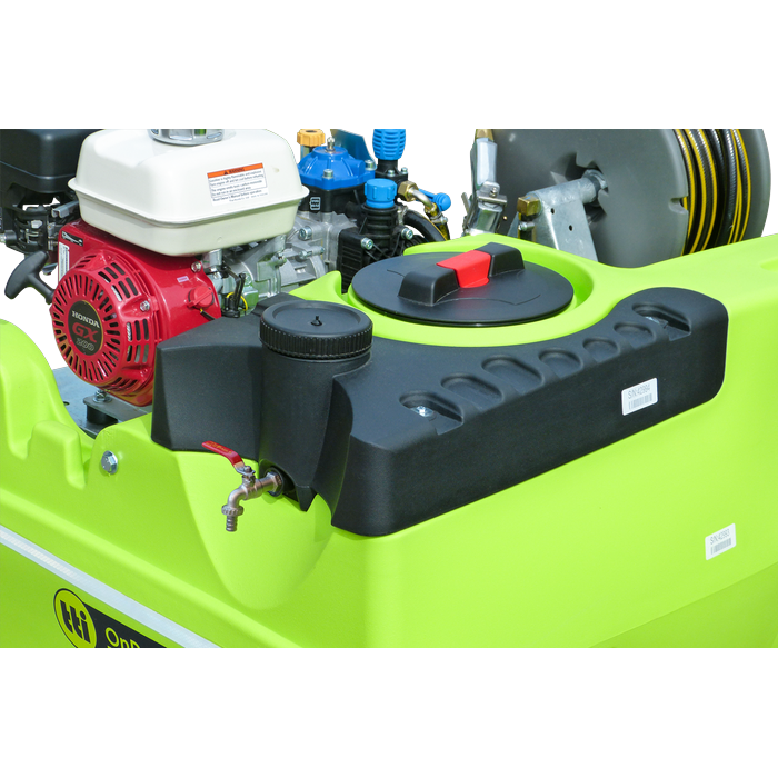 Freshwater bottle and tank lid on OnDeck 300L UTV sprayer