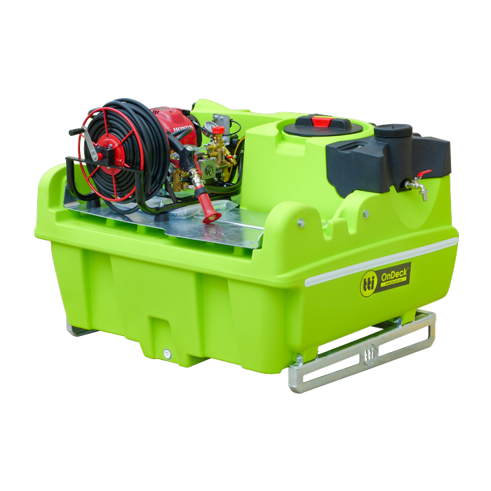 OnDeck 300L Honda GX35 UTV sprayer with 30m hose reel