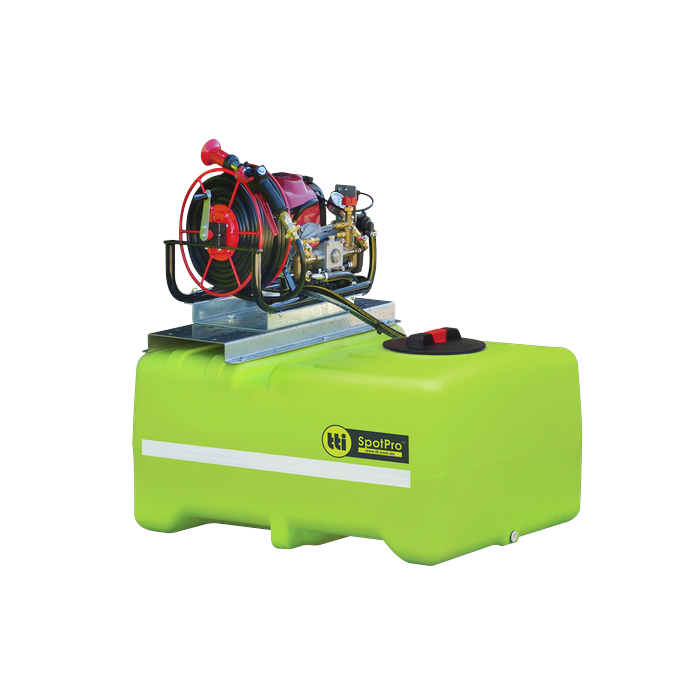 SpotPro 220L ute spray unit with Honda GX35 and 30m hose reel