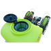 SuperReel 1000L Twin Reel Slip On Field Sprayer tank lid and filter view