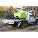 SuperReel 400L Short Single Reel Slip On Field Sprayer mounted on ute tray engine side