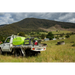 SuperReel 500L Twin Reel Slip On Field Sprayer mounted on ute tray