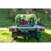 SuperReel 600L Twin Reel Slip On Field Sprayer mounted on ute tray rear view
